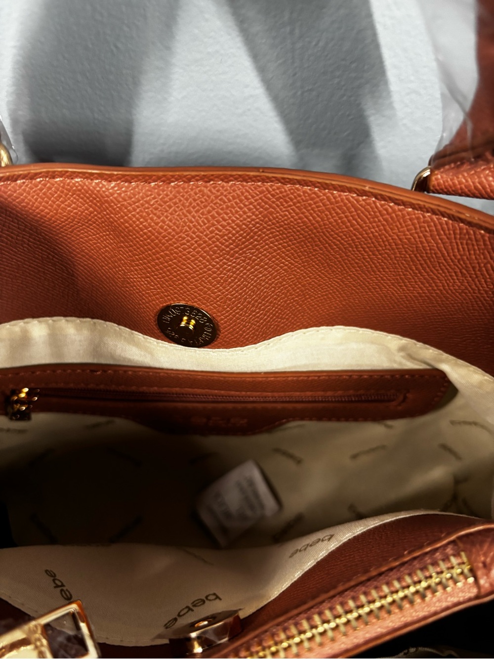 Bebe Adele Satchel Handbag with Matching Wallet - Picture 6 of 7